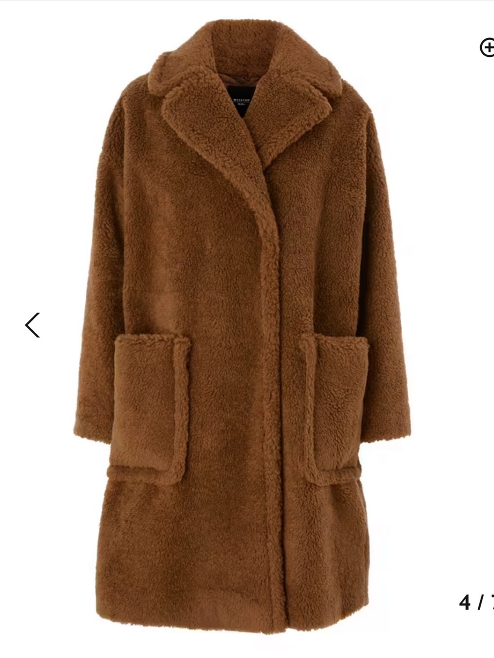 Weekend Max Mara Reale Faux Fur Teddy Coat